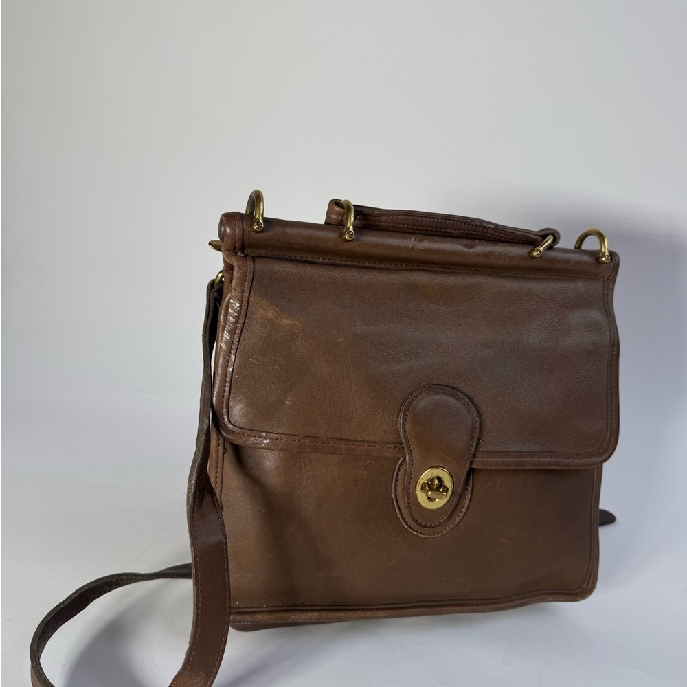 Brown Leather Shoulder Bag